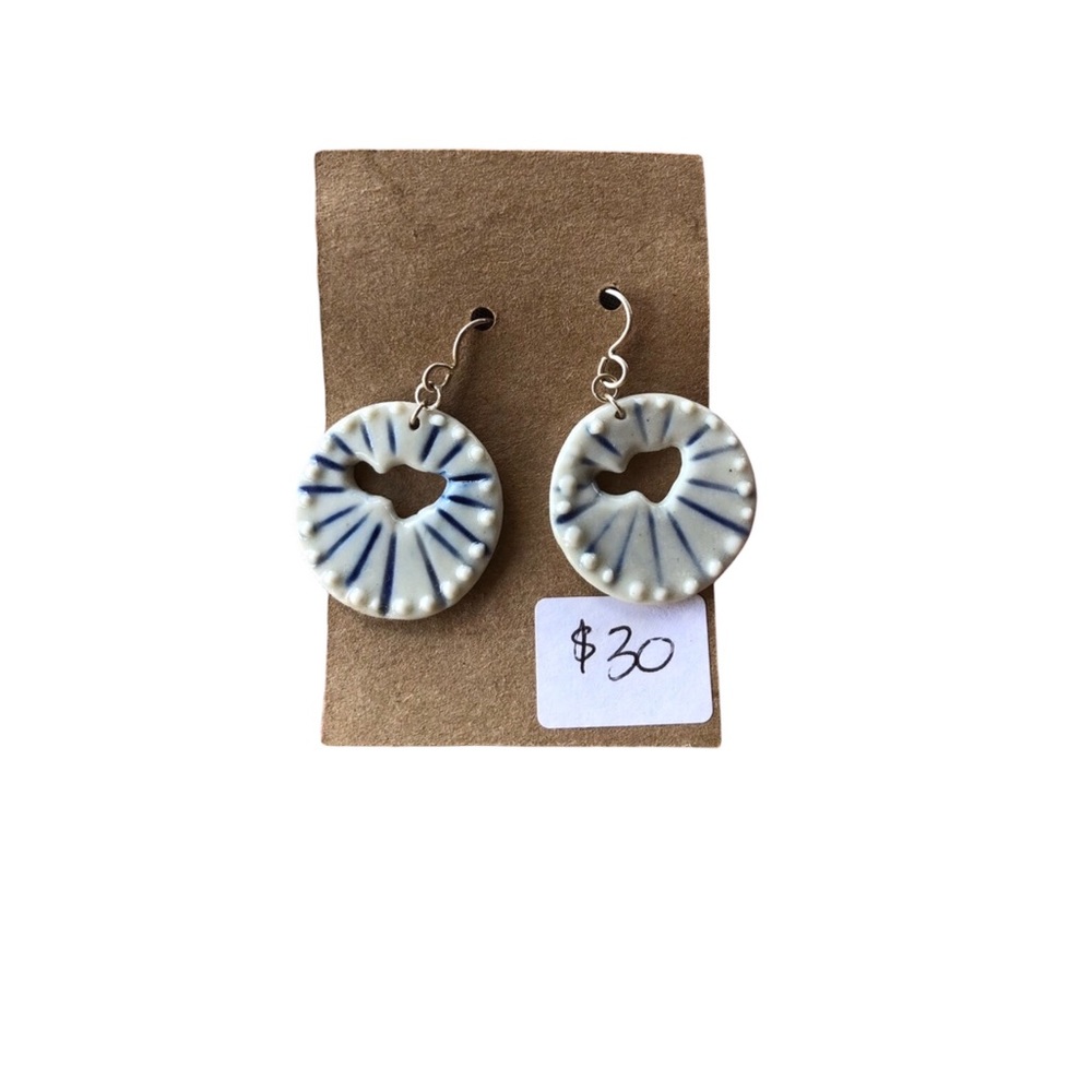 Ceramic Maui earrings